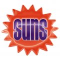 Phoenix Suns Crystal Logo Sticker Heat Transfer