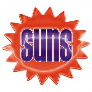 Phoenix Suns Crystal Logo Sticker Heat Transfer