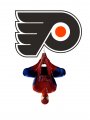 Philadelphia Flyers Spider Man Logo Sticker Heat Transfer