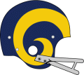 Los Angeles Rams 1973-1980 Helmet Logo Sticker Heat Transfer