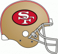 San Francisco 49ers 1989-1995 Helmet Logo decal sticker