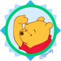 Disney Pooh Logo 12 decal sticker