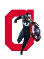 Cleveland Indians Captain America Logo Sticker Heat Transfer