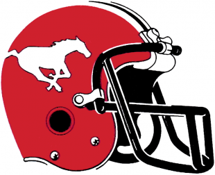 Calgary Stampeders 1987-1995 Primary Logo decal sticker