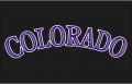 Colorado Rockies 2017-Pres Jersey Logo 02 decal sticker
