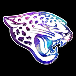 Galaxy Jacksonville Jaguars Logo Sticker Heat Transfer