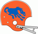 Denver Broncos 1962 Helmet Logo Sticker Heat Transfer