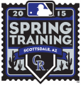 Colorado Rockies 2015 Event Logo decal sticker
