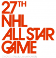 NHL All-Star Game 1973-1974 Logo Sticker Heat Transfer
