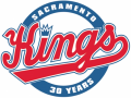 Sacramento Kings 2014-2015 Anniversary Logo Sticker Heat Transfer