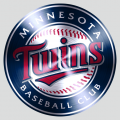Minnesota Twins Stainless steel logo decal sticker