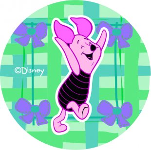 Disney Piglet Logo 05 Sticker Heat Transfer