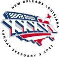 Super Bowl XXXVI Logo Sticker Heat Transfer