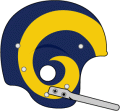 Los Angeles Rams 1950-1963 Helmet Logo decal sticker