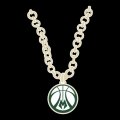 Milwaukee Bucks Necklace logo decal sticker