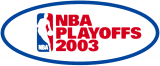 NBA Playoffs 2002-2003 Logo Sticker Heat Transfer