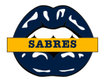Buffalo Sabres Lips Logo Sticker Heat Transfer