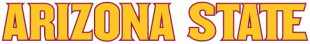 Arizona State Sun Devils 2011-Pres Wordmark Logo 19 Sticker Heat Transfer