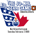 NHL All-Star Game 1988-1989 Logo Sticker Heat Transfer