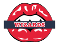 Washington Wizards Lips Logo Sticker Heat Transfer