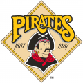 Pittsburgh Pirates 1987 Anniversary Logo Sticker Heat Transfer