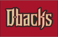 Arizona Diamondbacks 2007-2015 Jersey Logo Sticker Heat Transfer