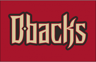 Arizona Diamondbacks 2007-2015 Jersey Logo Sticker Heat Transfer