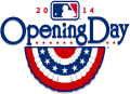 MLB Opening Day 2014 Logo Sticker Heat Transfer