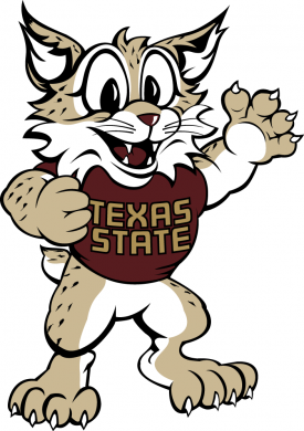Texas State Bobcats 2008-Pres Mascot Logo decal sticker