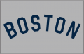 Boston Red Sox 1938-1968 Jersey Logo Sticker Heat Transfer