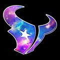 Galaxy Houston Texans Logo Sticker Heat Transfer