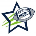 Seattle Seahawks Football Goal Star logo Sticker Heat Transfer