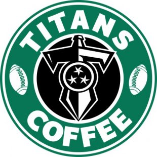 Tennessee Titans starbucks coffee logo Sticker Heat Transfer
