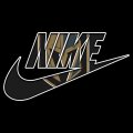 Vegas Golden KnigSTK Nike logo decal sticker
