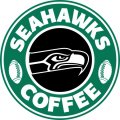 Seattle Seahawks starbucks coffee logo Sticker Heat Transfer