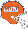 Illinois Fighting Illini 2005-2012 Helmet Sticker Heat Transfer