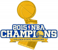Golden State Warriors 2014-2015 Champion Logo Sticker Heat Transfer