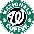 Washington Nationals Starbucks Coffee Logo Sticker Heat Transfer