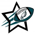 Philadelphia Eagles Football Goal Star logo Sticker Heat Transfer