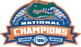 Florida Gators 2006 Champion Logo Sticker Heat Transfer
