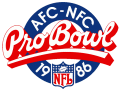 Pro Bowl 1986 Logo decal sticker