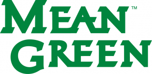 North Texas Mean Green 2005-Pres Wordmark Logo 02 decal sticker