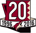 Arizona Coyotes 2016 17 Anniversary Logo Sticker Heat Transfer