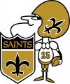 New Orleans Saints 1967-1984 Alternate Logo Sticker Heat Transfer