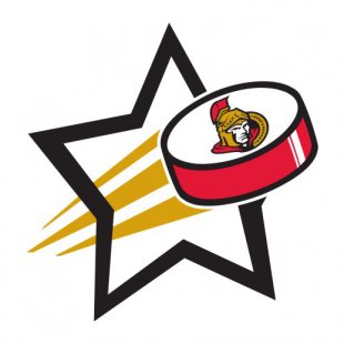 Ottawa Senators Hockey Goal Star logo Sticker Heat Transfer