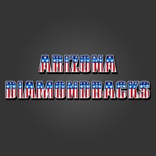 Arizona Diamondbacks American Captain Logo decal sticker