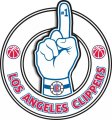 Number One Hand Los Angeles Clippers logo decal sticker