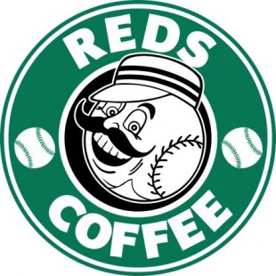 Cincinnati Reds Starbucks Coffee Logo decal sticker