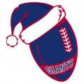 New York Giants Football Christmas hat logo decal sticker