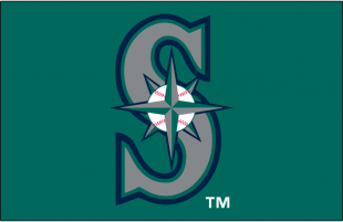 Seattle Mariners 1994-1996 Cap Logo Sticker Heat Transfer